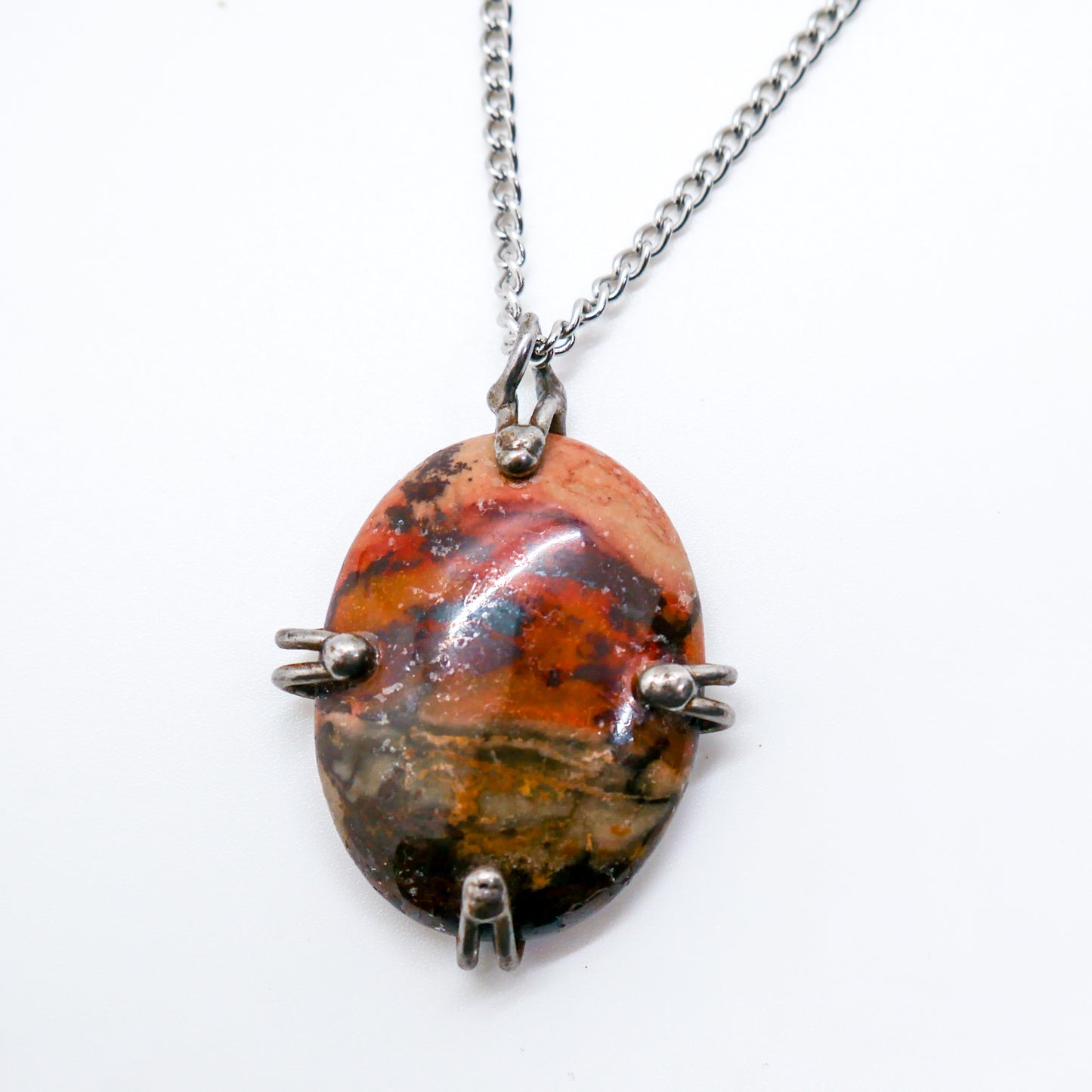 Stability Red Jasper Necklace