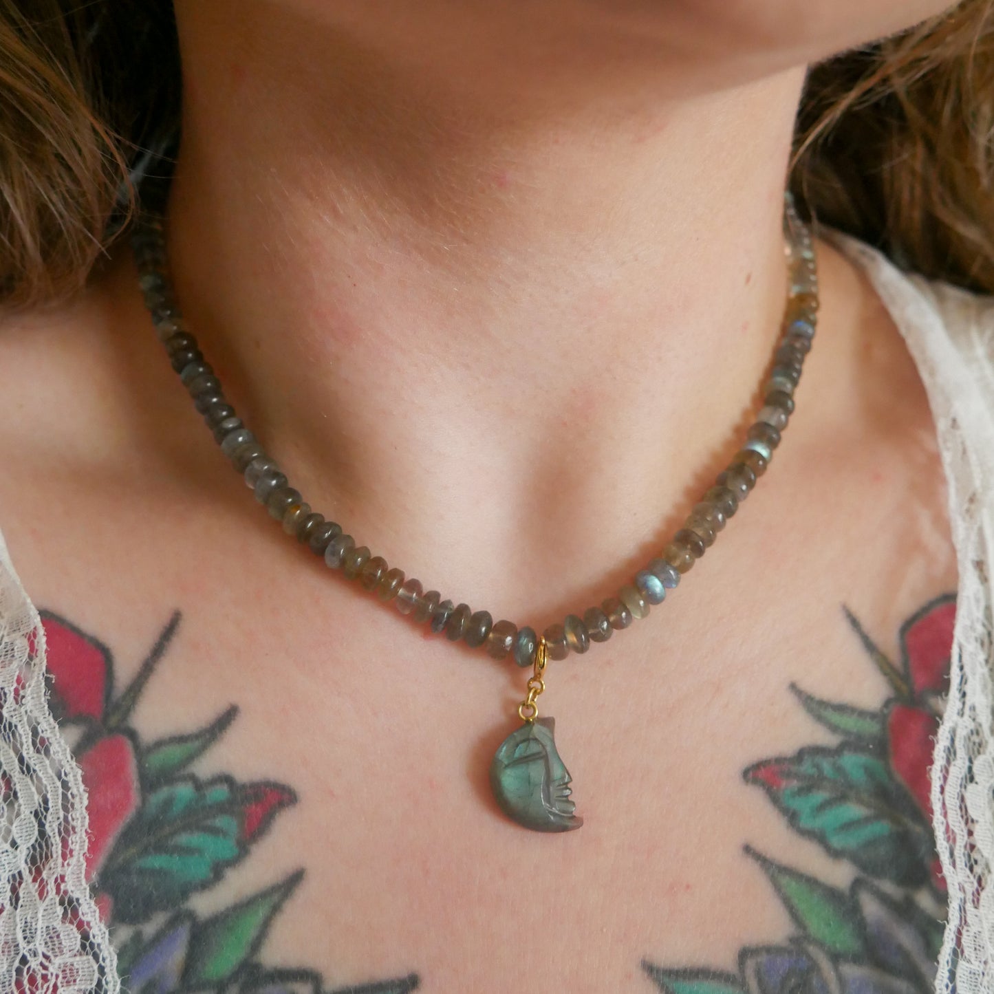 Celestial Gaze Labradorite Necklace