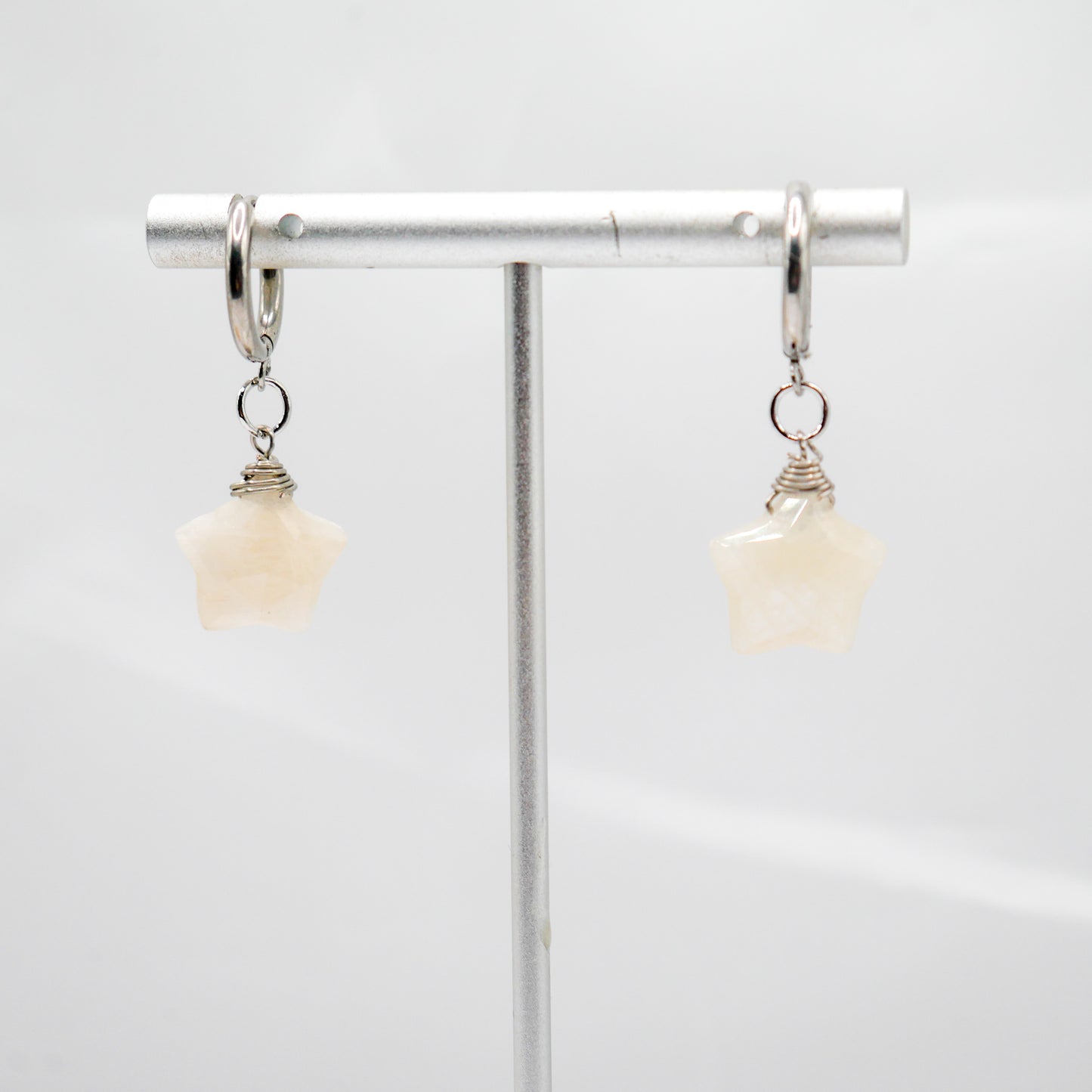 Estrella Moonstone Huggy Hoops