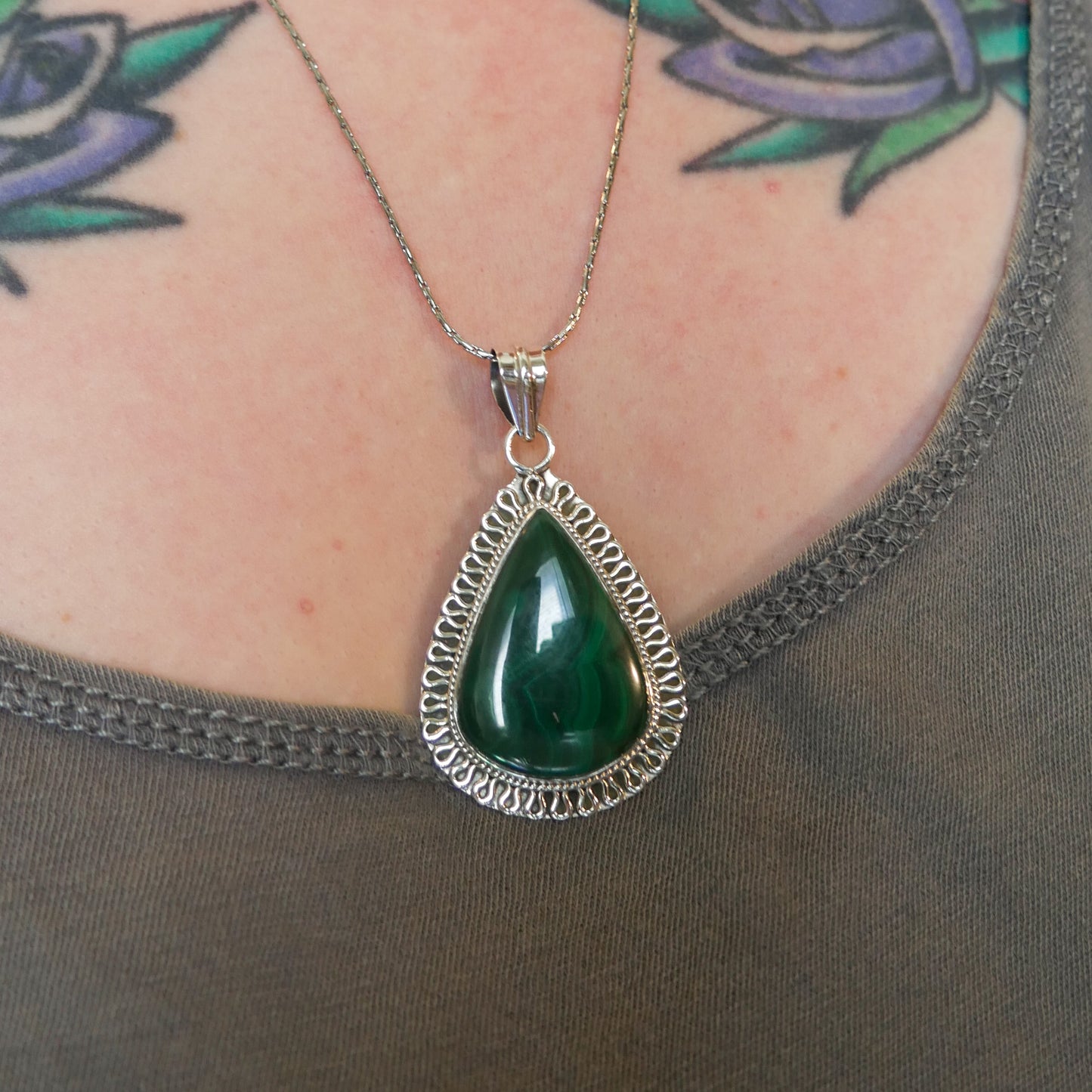 Fortify Malachite Necklace