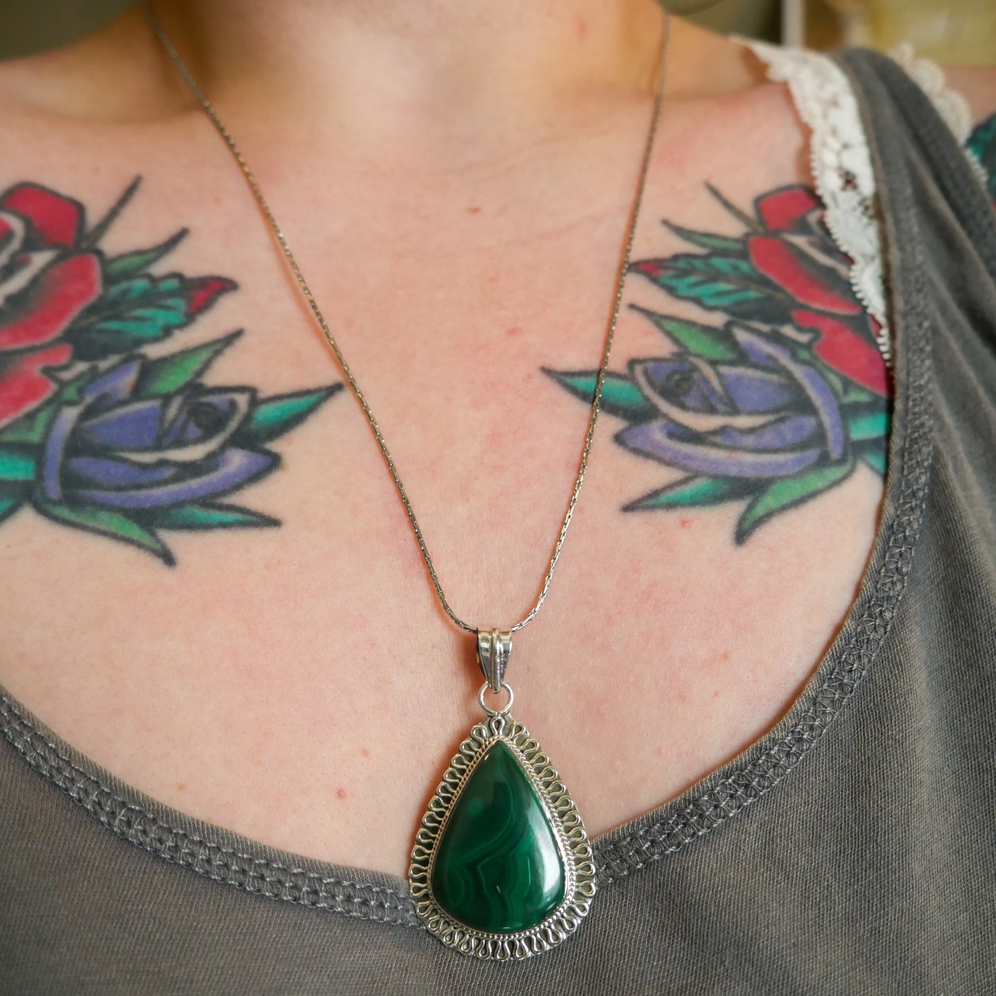 Fortify Malachite Necklace