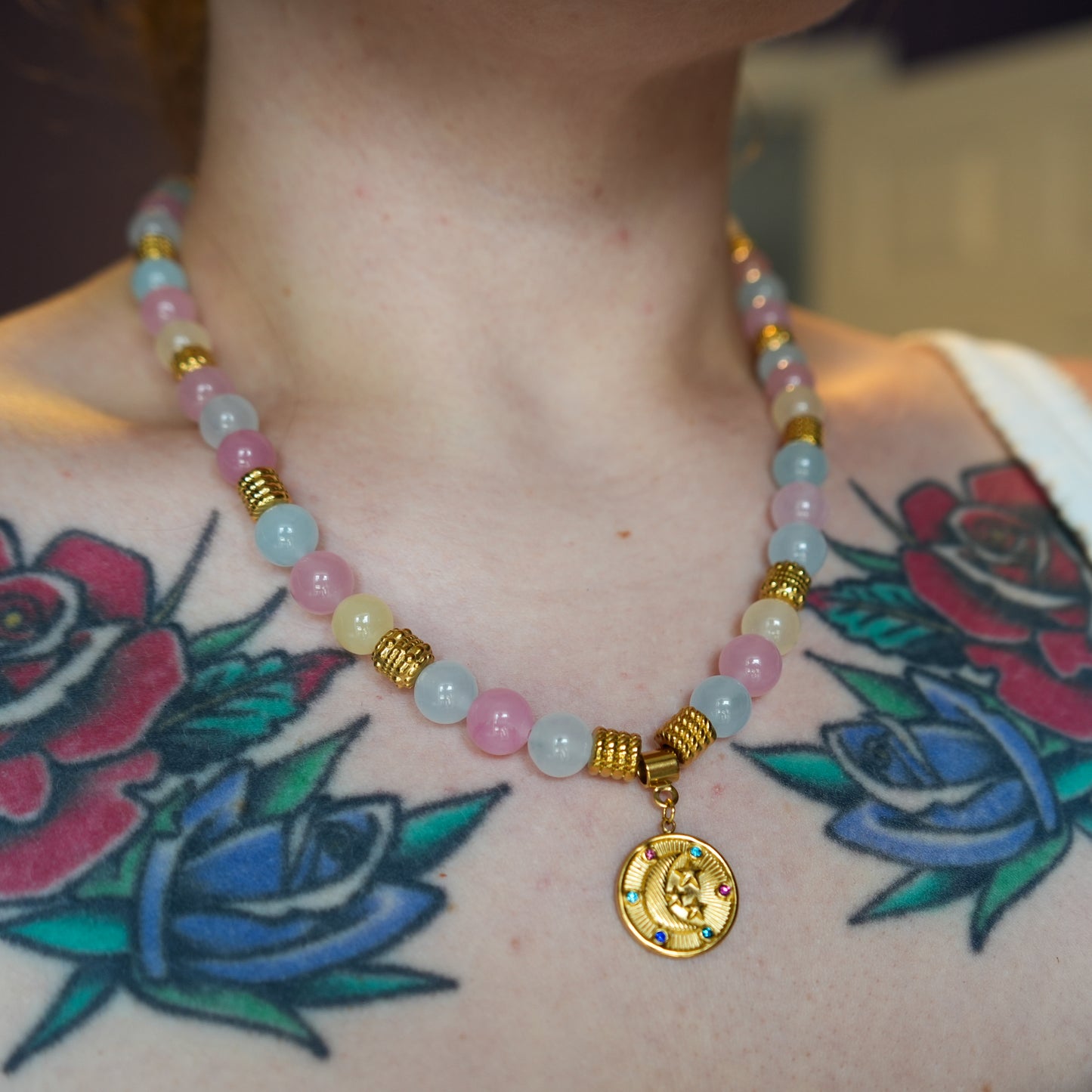 Cotton Candy Dusk Necklace