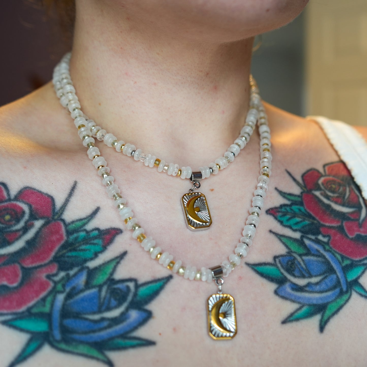 Luna Clear Quartz Necklace