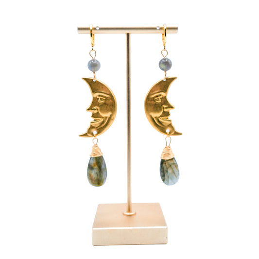 Spellbound Moonlight Labradorite Earrings