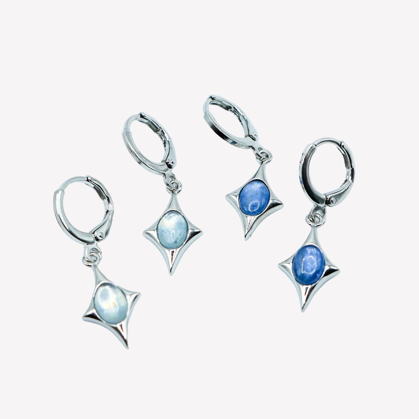 Northern Star Crystal Huggy Hoops