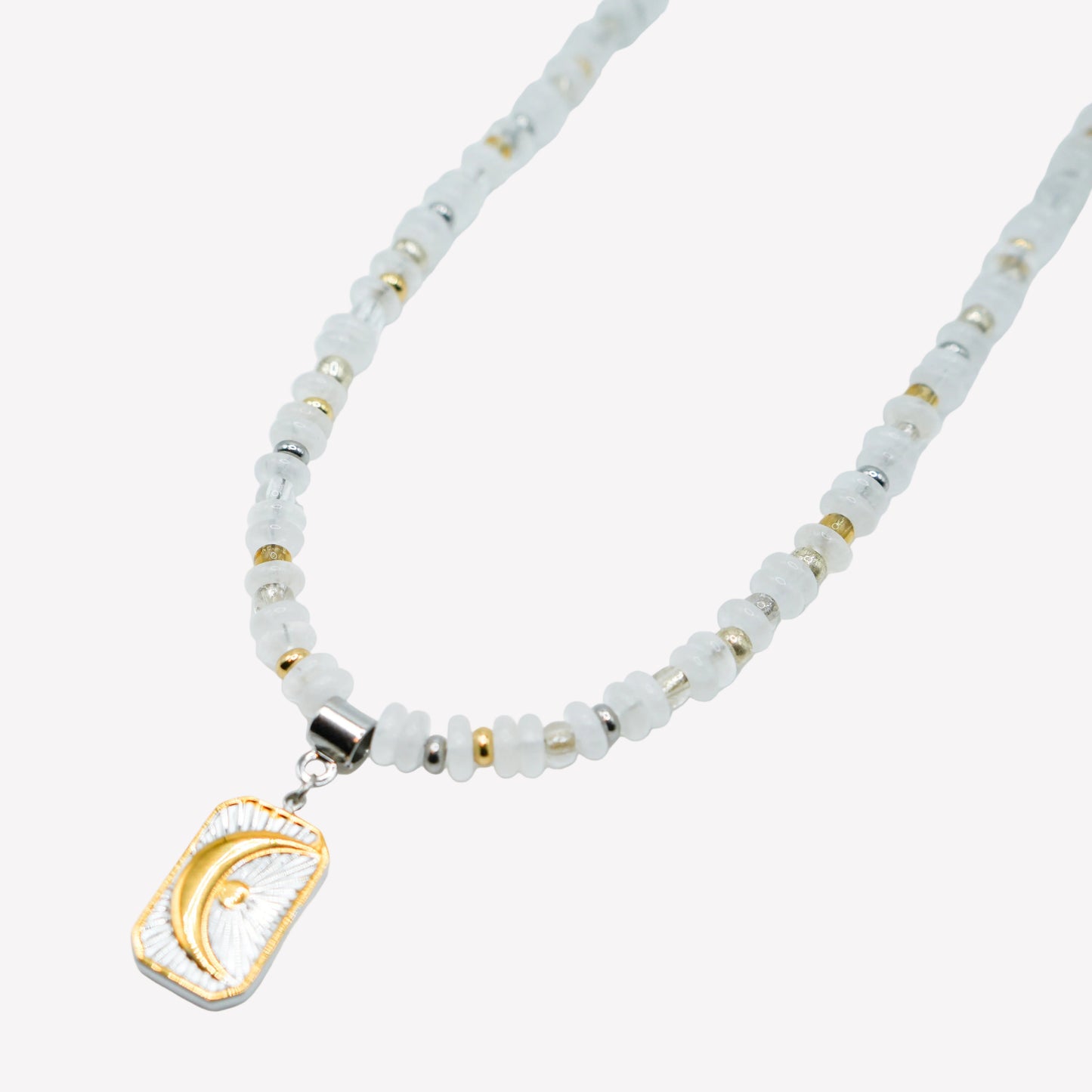 Luna Clear Quartz Necklace