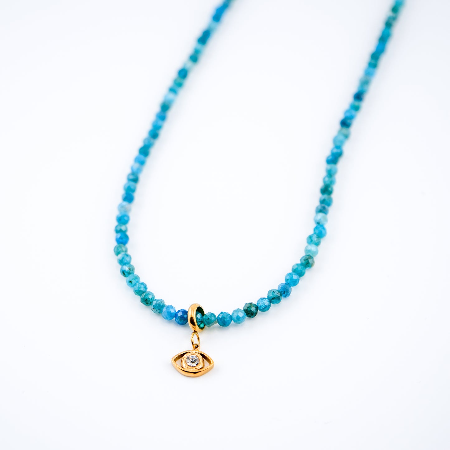 Ojos Pequeños Micro Crystal Necklace