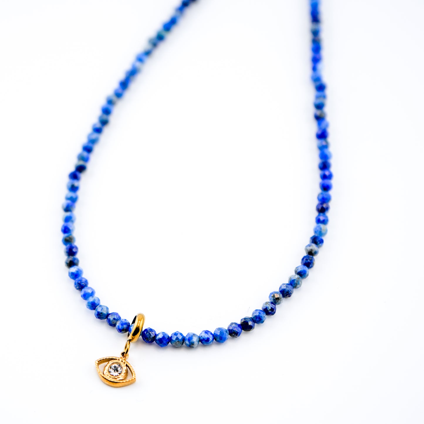Ojos Pequeños Micro Crystal Necklace
