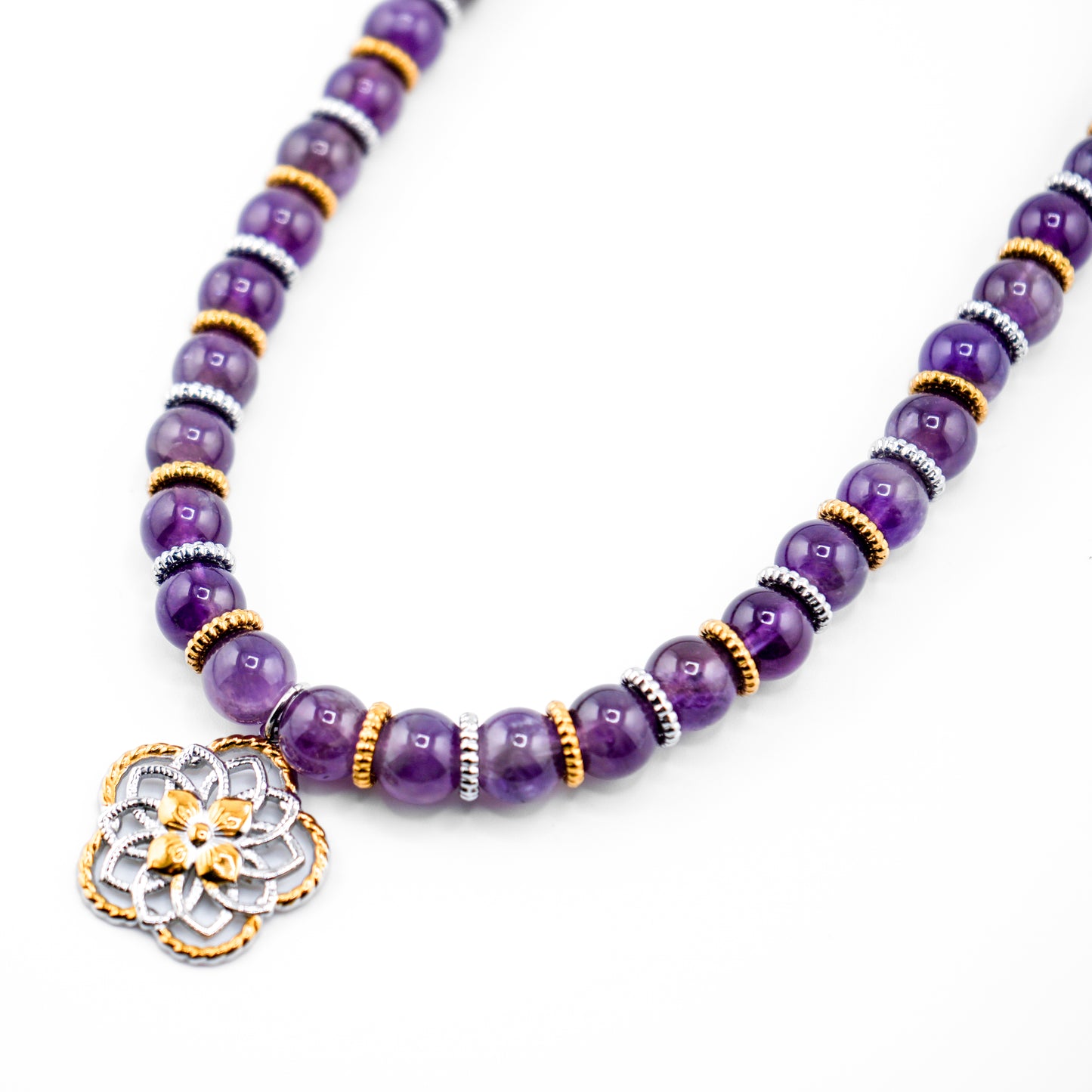 Flora Amethyst Necklace