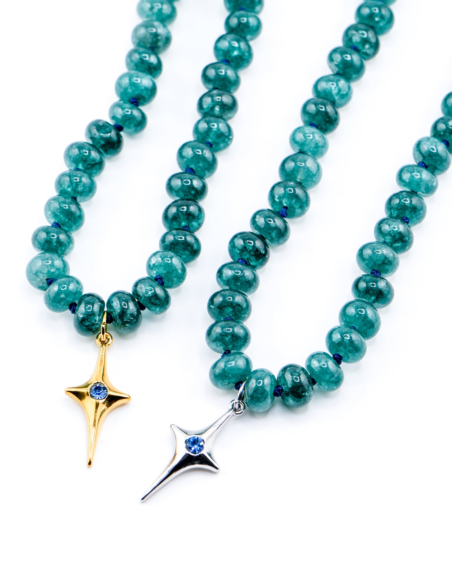 Northern Star Blue Jade Necklace