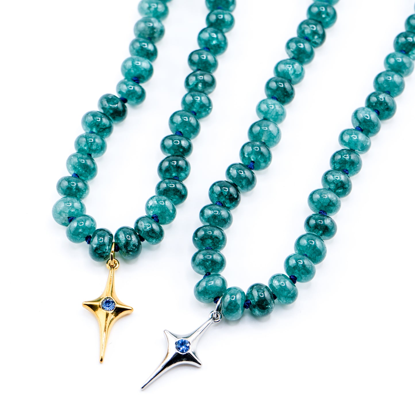 Northern Star Blue Jade Necklace
