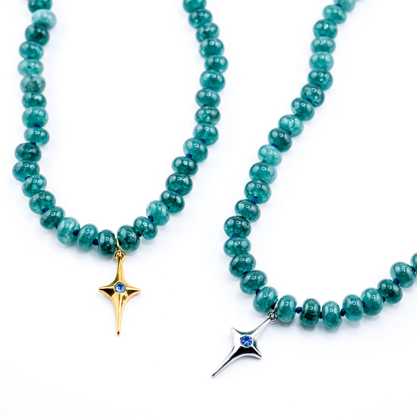 Northern Star Blue Jade Necklace