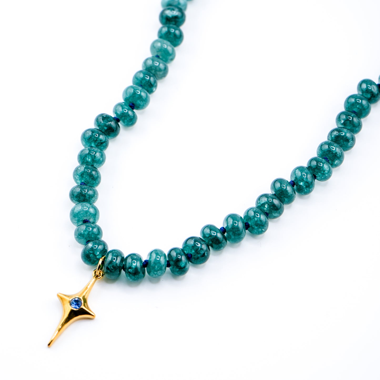 Northern Star Blue Jade Necklace