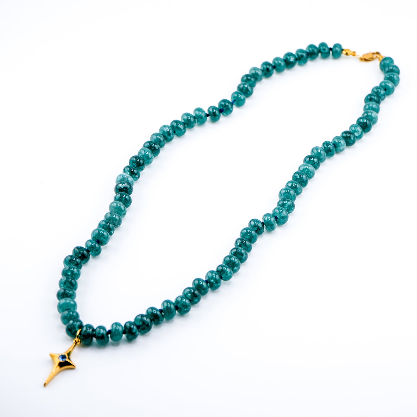 Northern Star Blue Jade Necklace