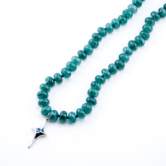 Northern Star Blue Jade Necklace