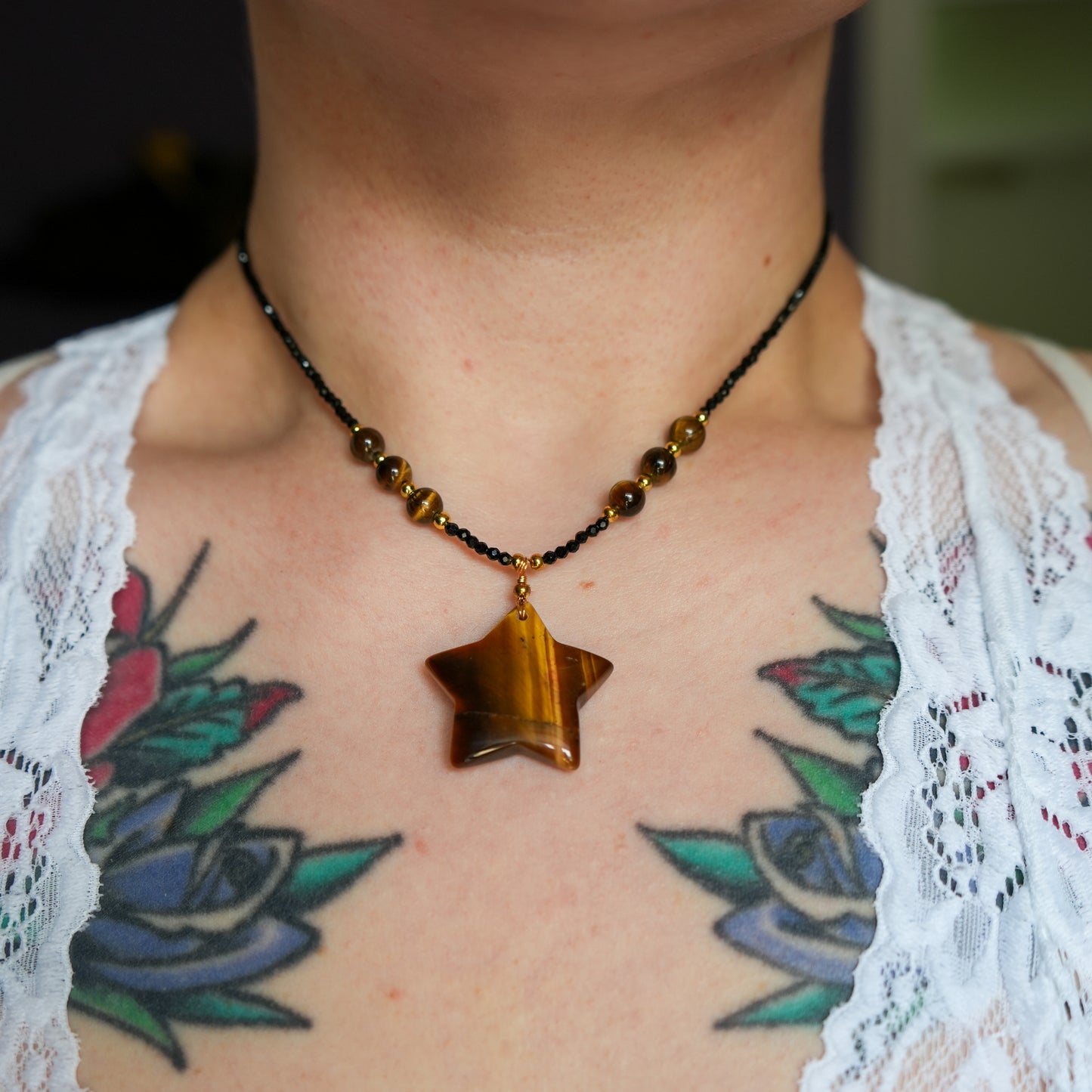 Shining Star Tiger's Eye Necklace