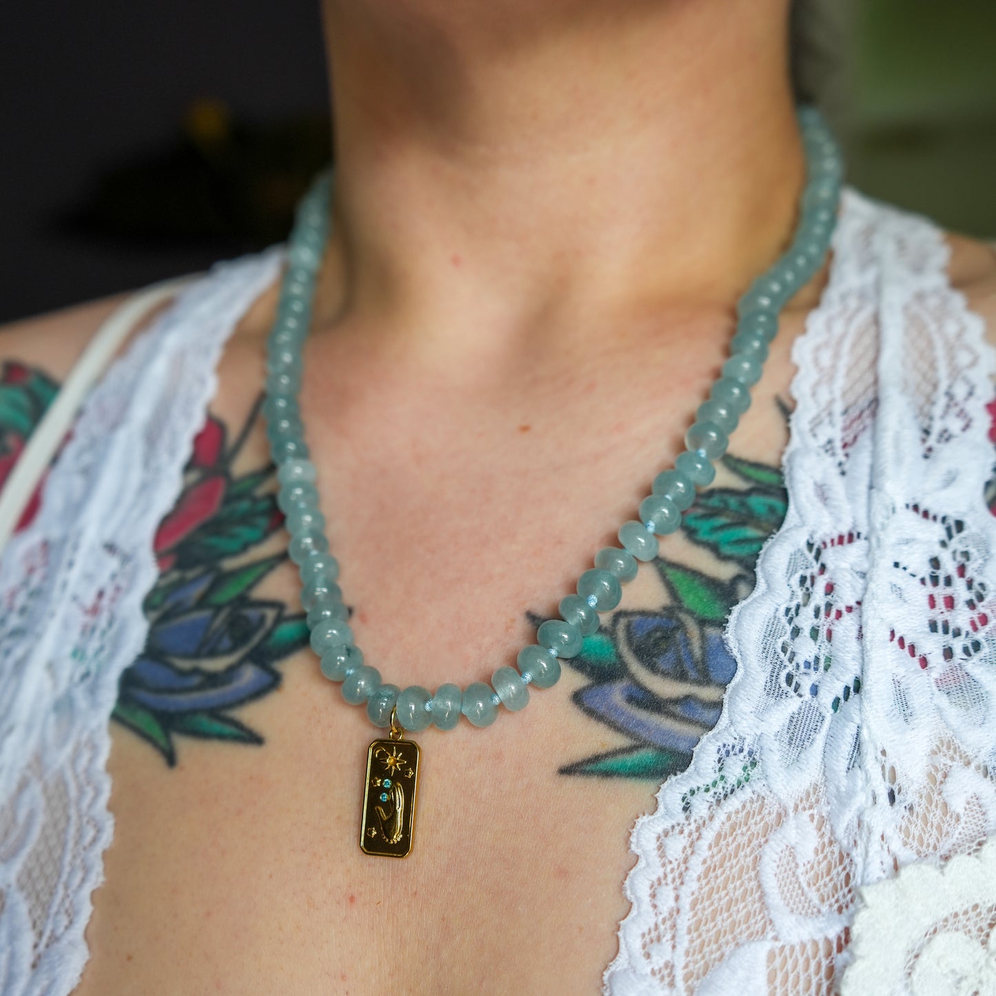 Magic In Me Aquamarine Necklace