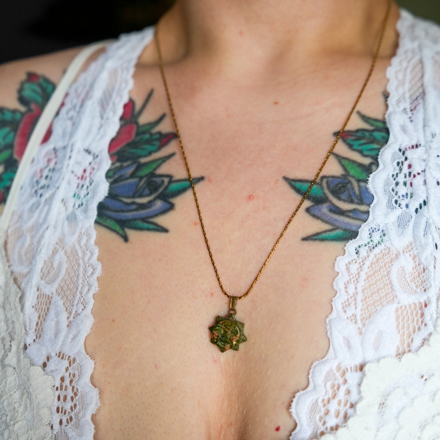 Sol Minor Unakite Necklace