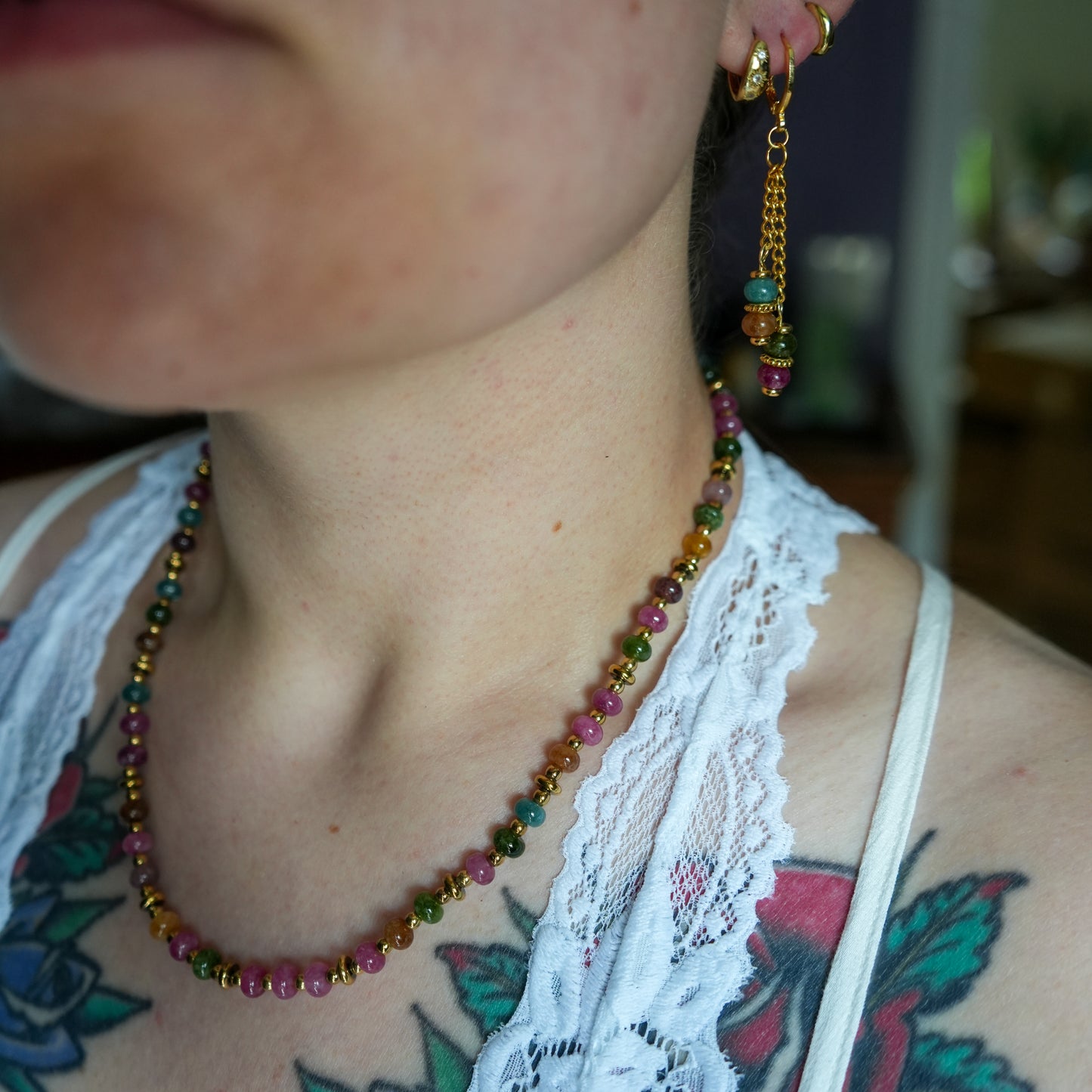 Cosmic Candy Huggy Hoops