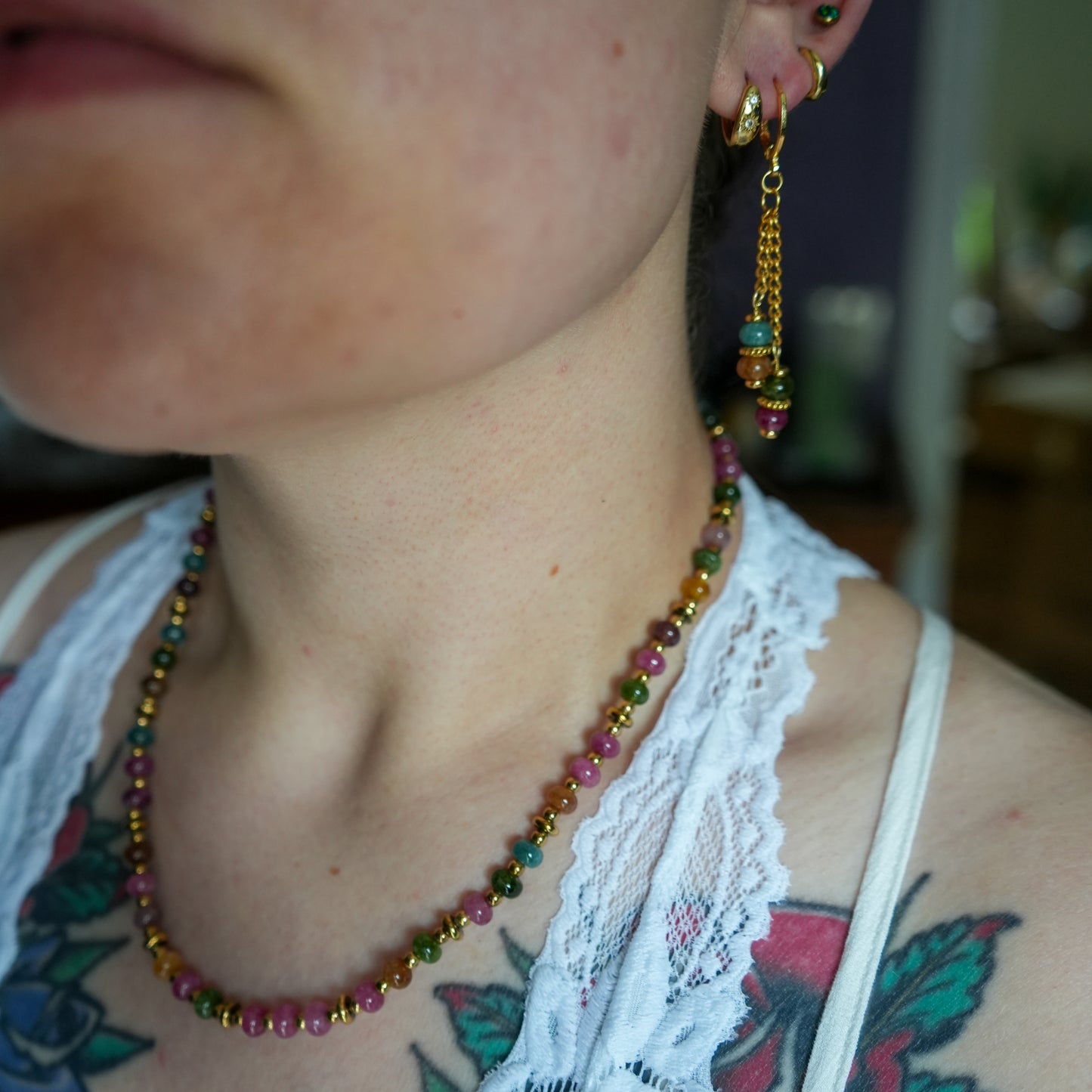Cosmic Candy Huggy Hoops