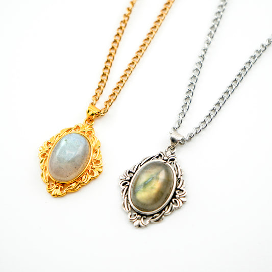 Aura Shield Labradorite Choker Necklace