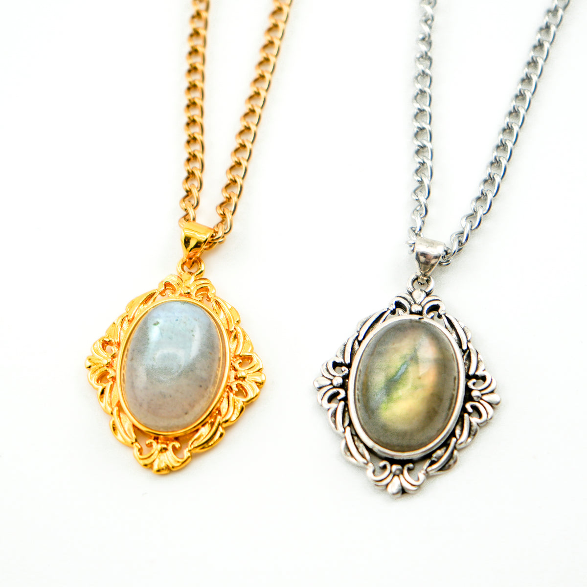 Aura Shield Labradorite Choker Necklace