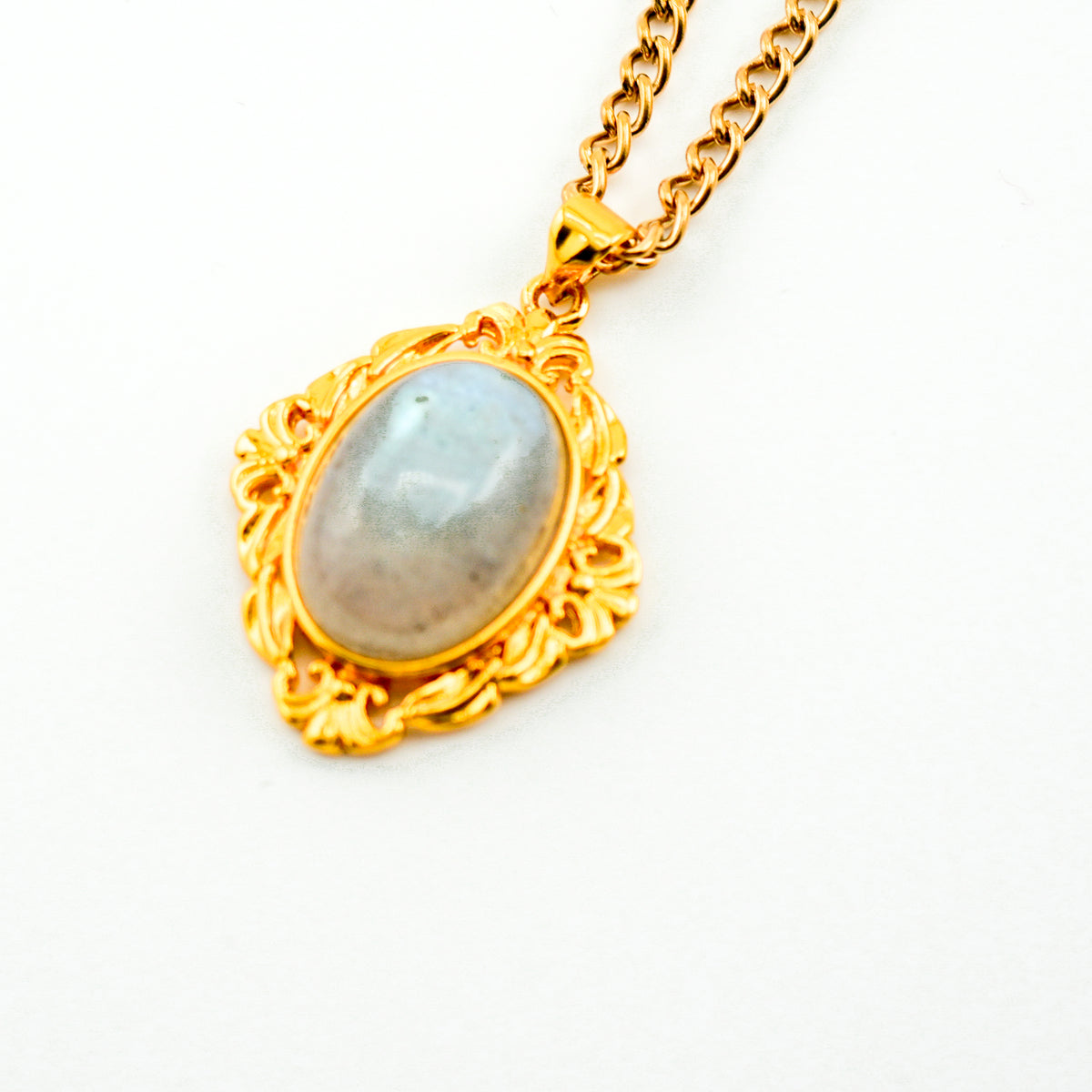 Aura Shield Labradorite Choker Necklace
