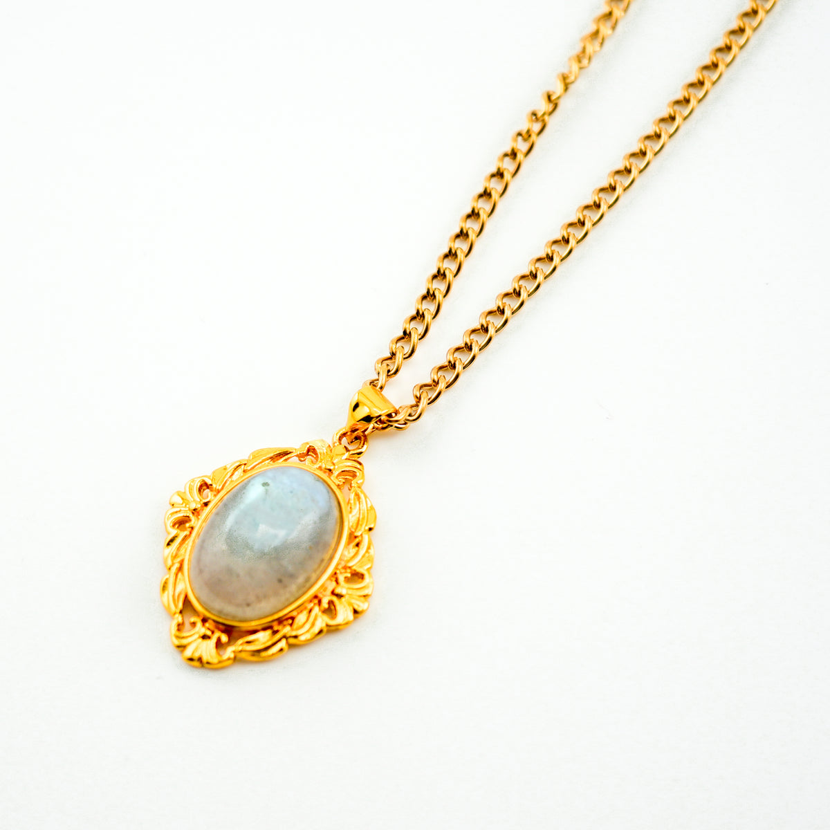 Aura Shield Labradorite Choker Necklace