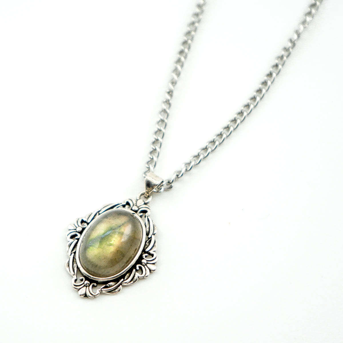 Aura Shield Labradorite Choker Necklace