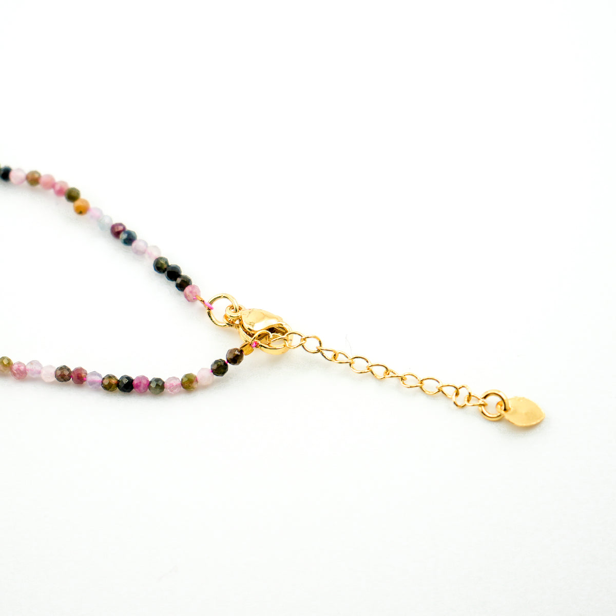 Good Fortune Tourmaline and Jade Necklace