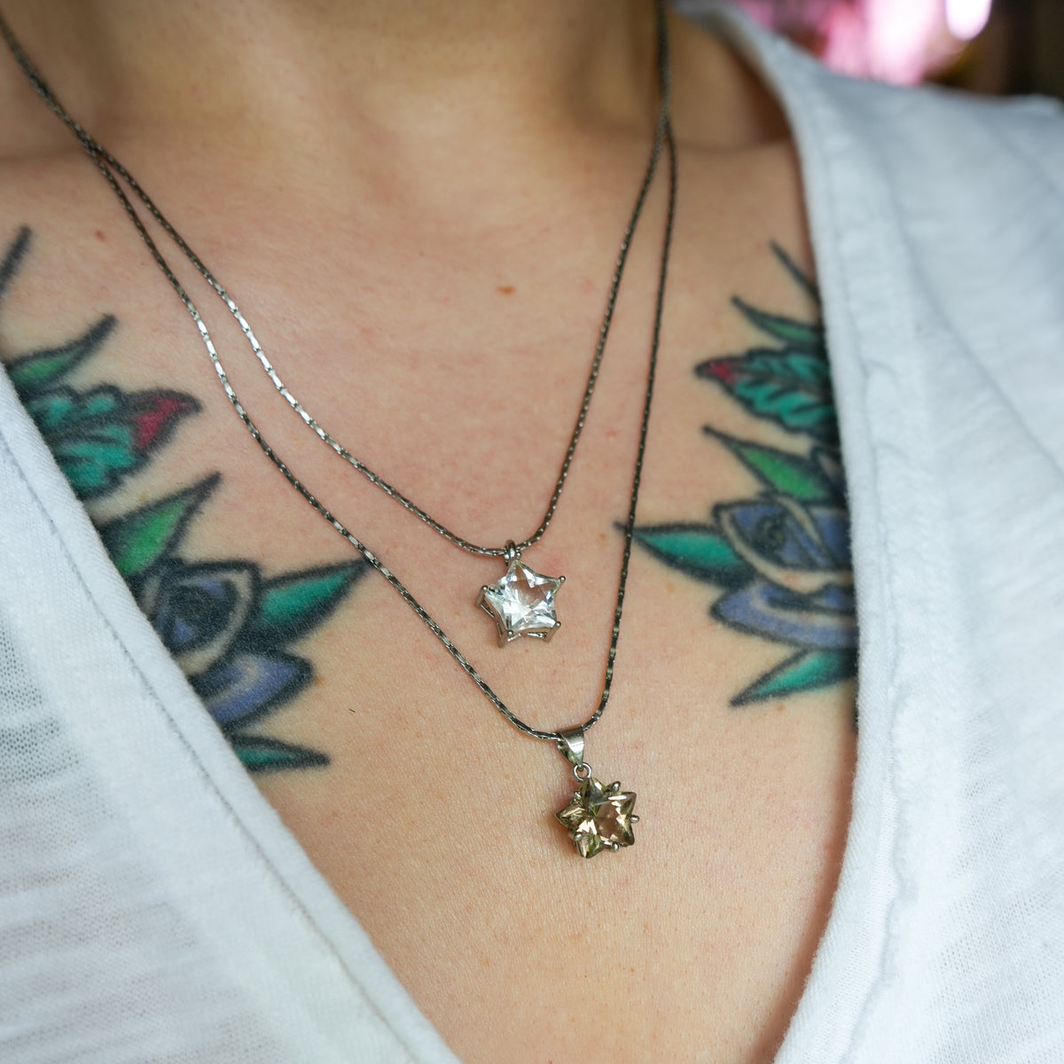 Quartz Star Necklace