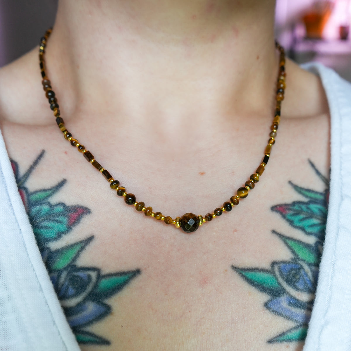 Courage Tiger's Eye Necklace