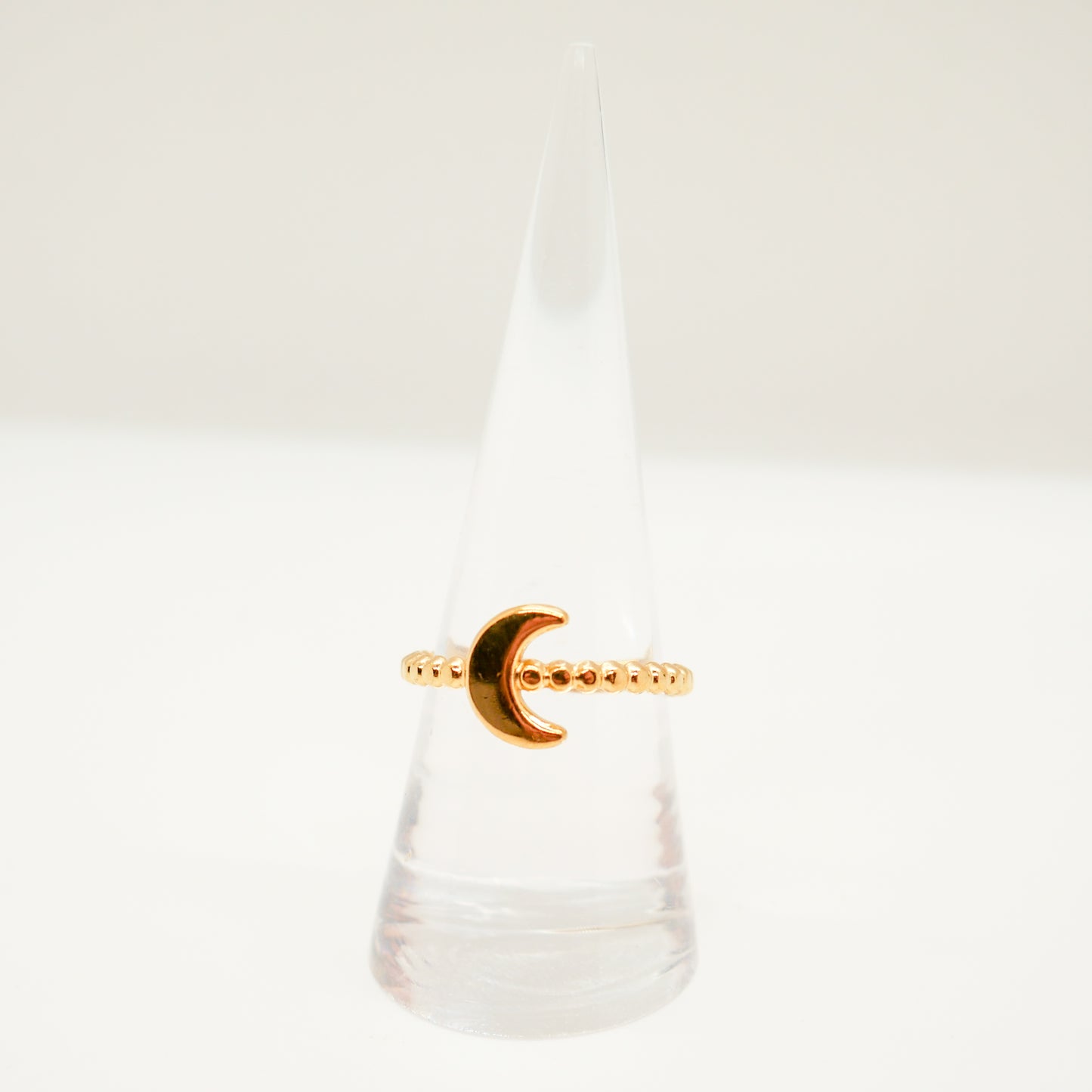 Petite Moon Adjustable Ring