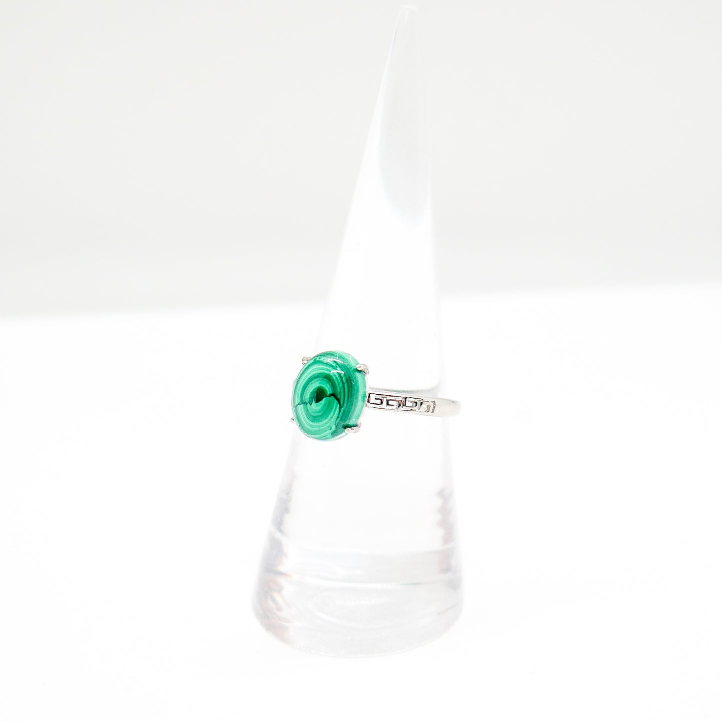 Malachite Adjustable Ring