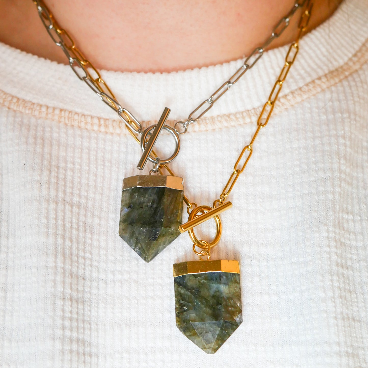 Enchanted Labradorite Toggle Necklace