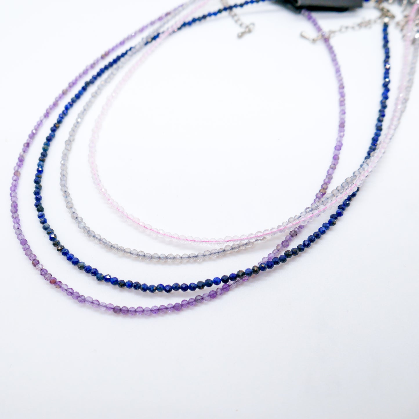 Micro Faceted Crystal Necklace