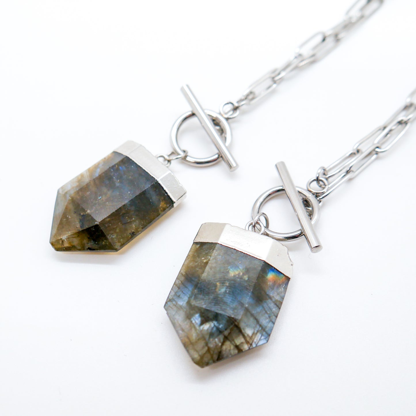 MISFITS Labradorite Toggle Necklaces