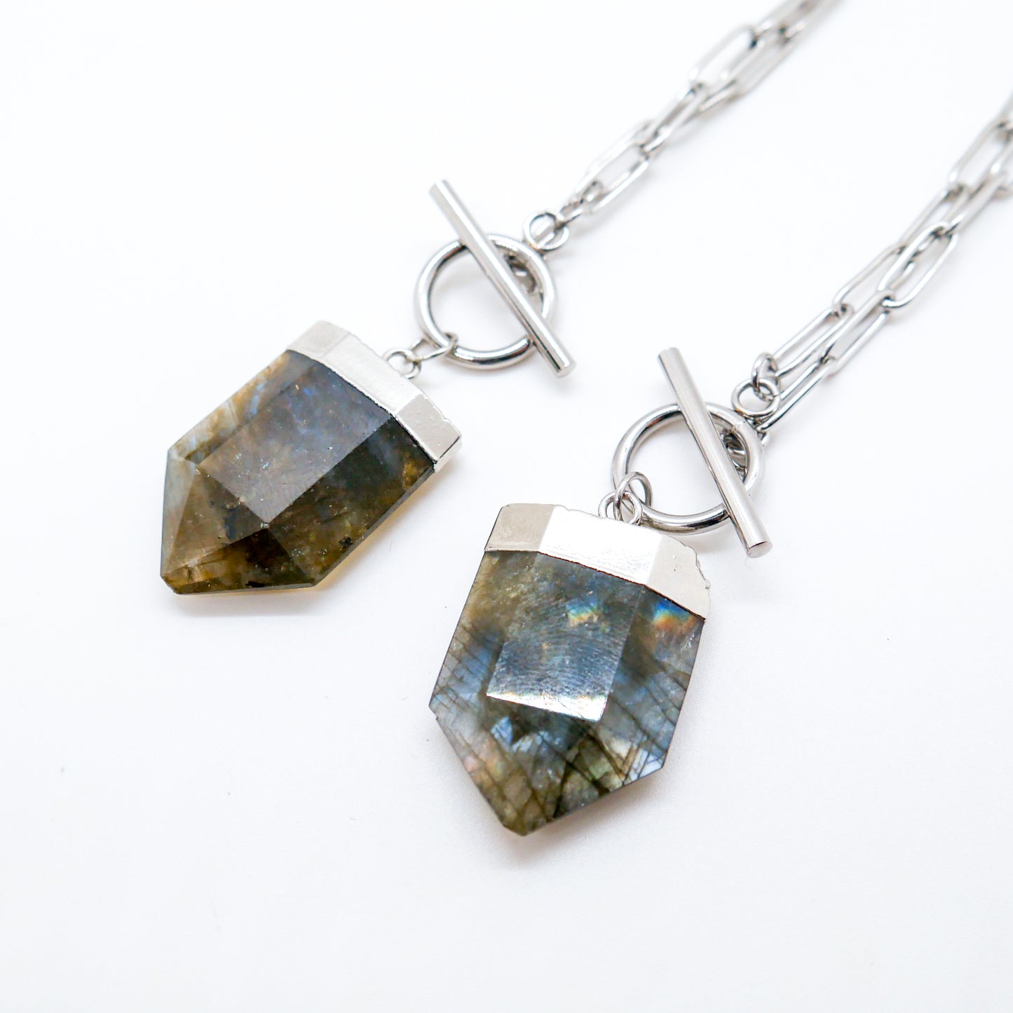 MISFITS Labradorite Toggle Necklaces