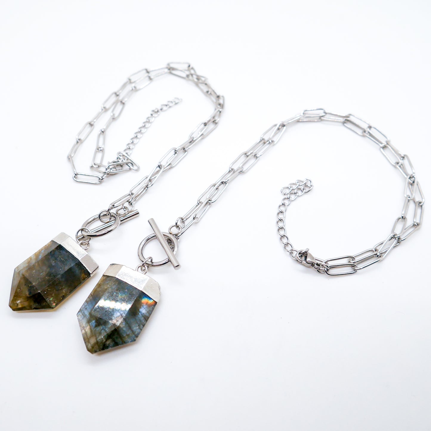 MISFITS Labradorite Toggle Necklaces