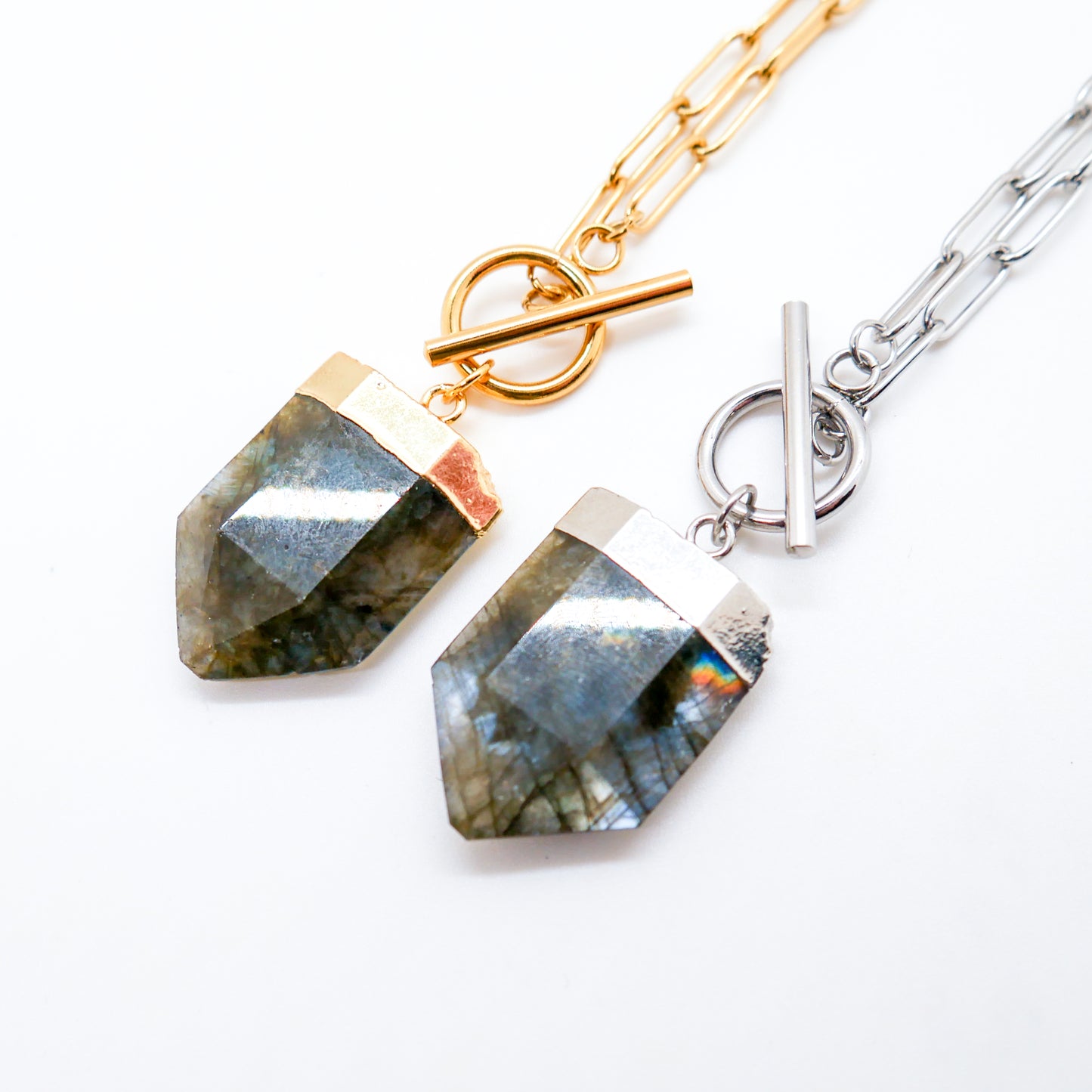 MISFITS Labradorite Toggle Necklaces