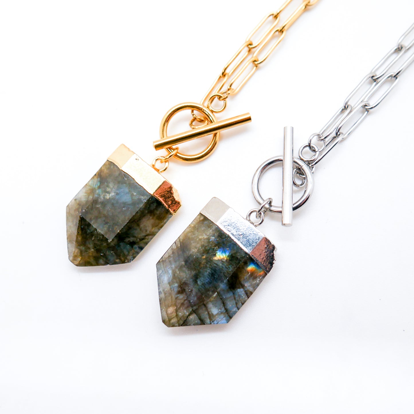 MISFITS Labradorite Toggle Necklaces