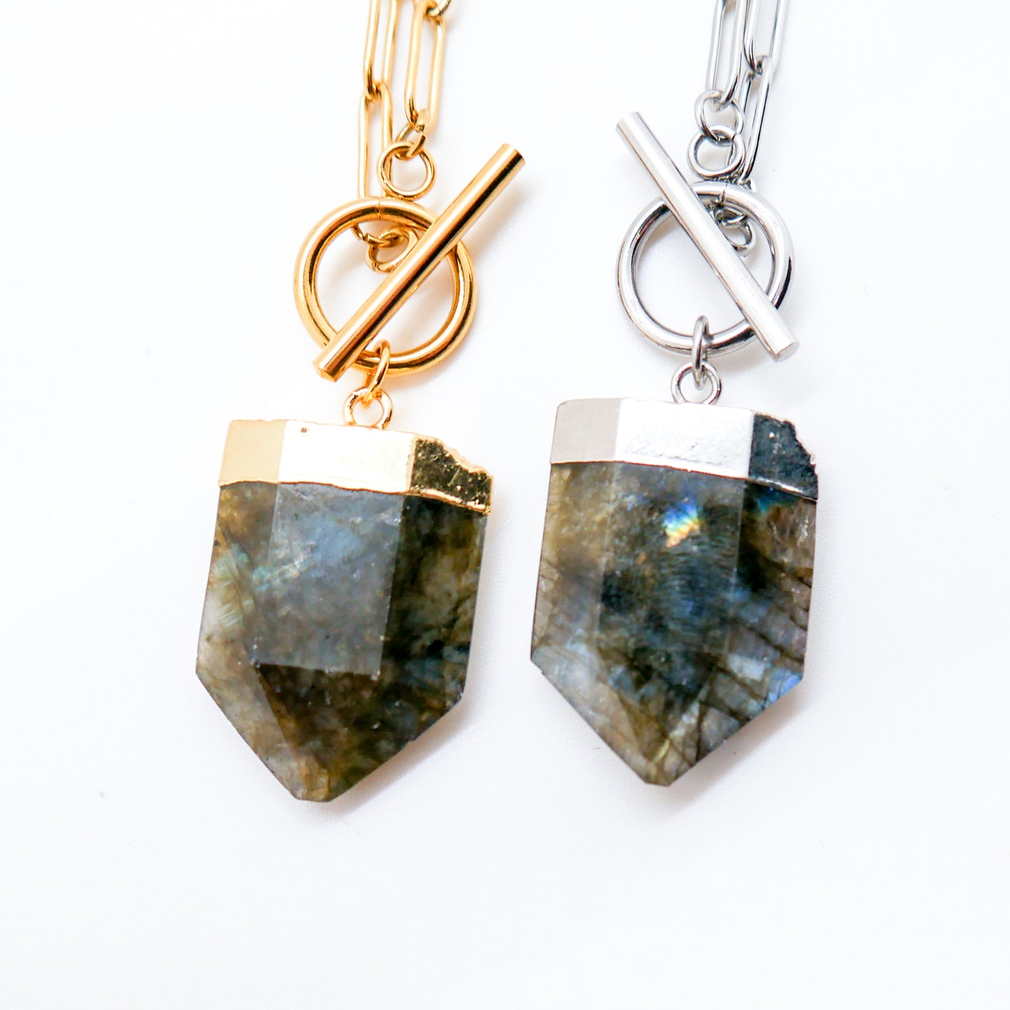 MISFITS Labradorite Toggle Necklaces