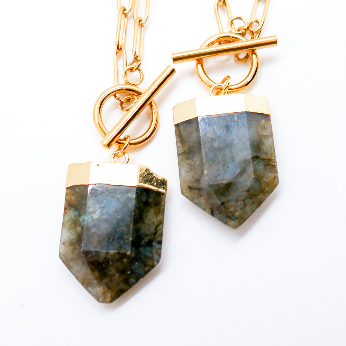 MISFITS Labradorite Toggle Necklaces