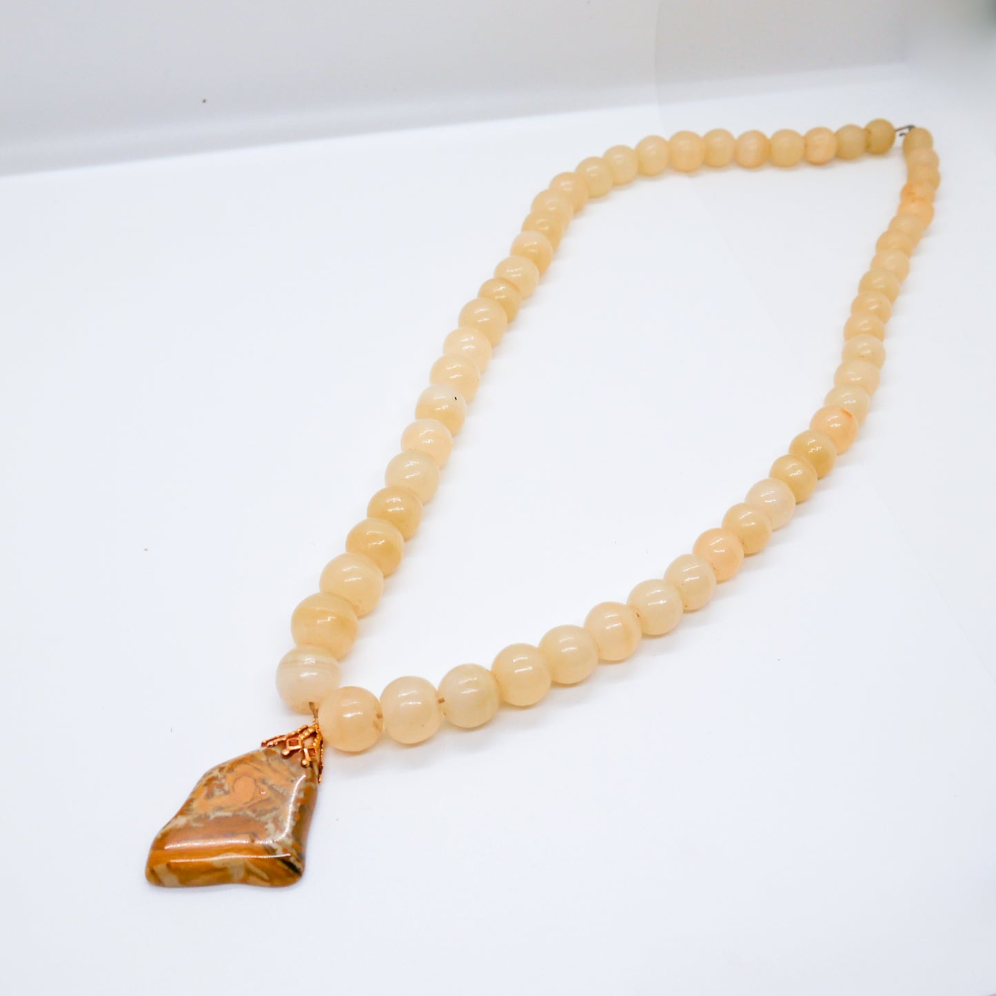 Joyful Yellow Onyx Jumbo Beaded Necklace