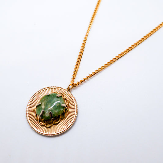 Circle of Life Moss Agate Necklace
