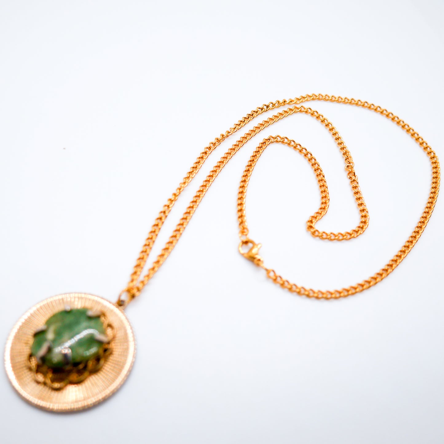 Circle of Life Moss Agate Necklace