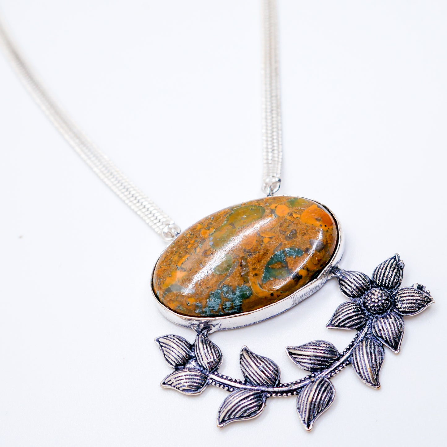In Bloom Jasper Statement Necklace