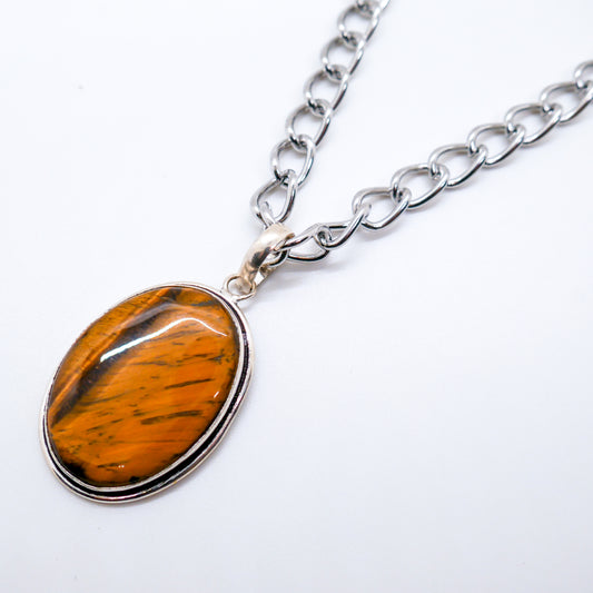 Resilient Chunky Tiger's Eye Necklace