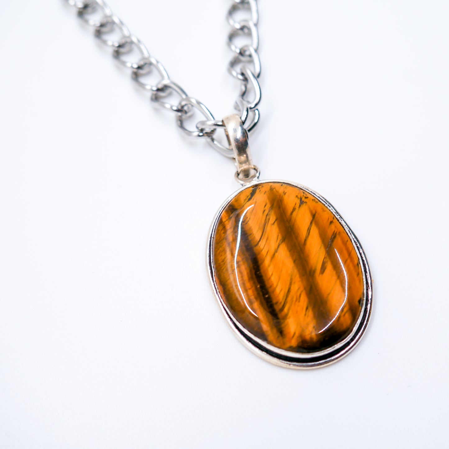 Resilient Chunky Tiger's Eye Necklace