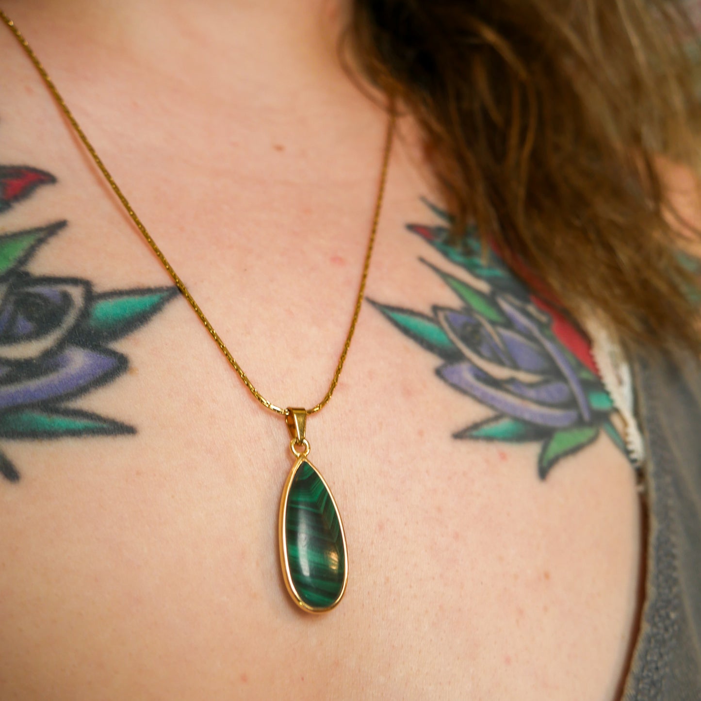 Alter Malachite Necklace